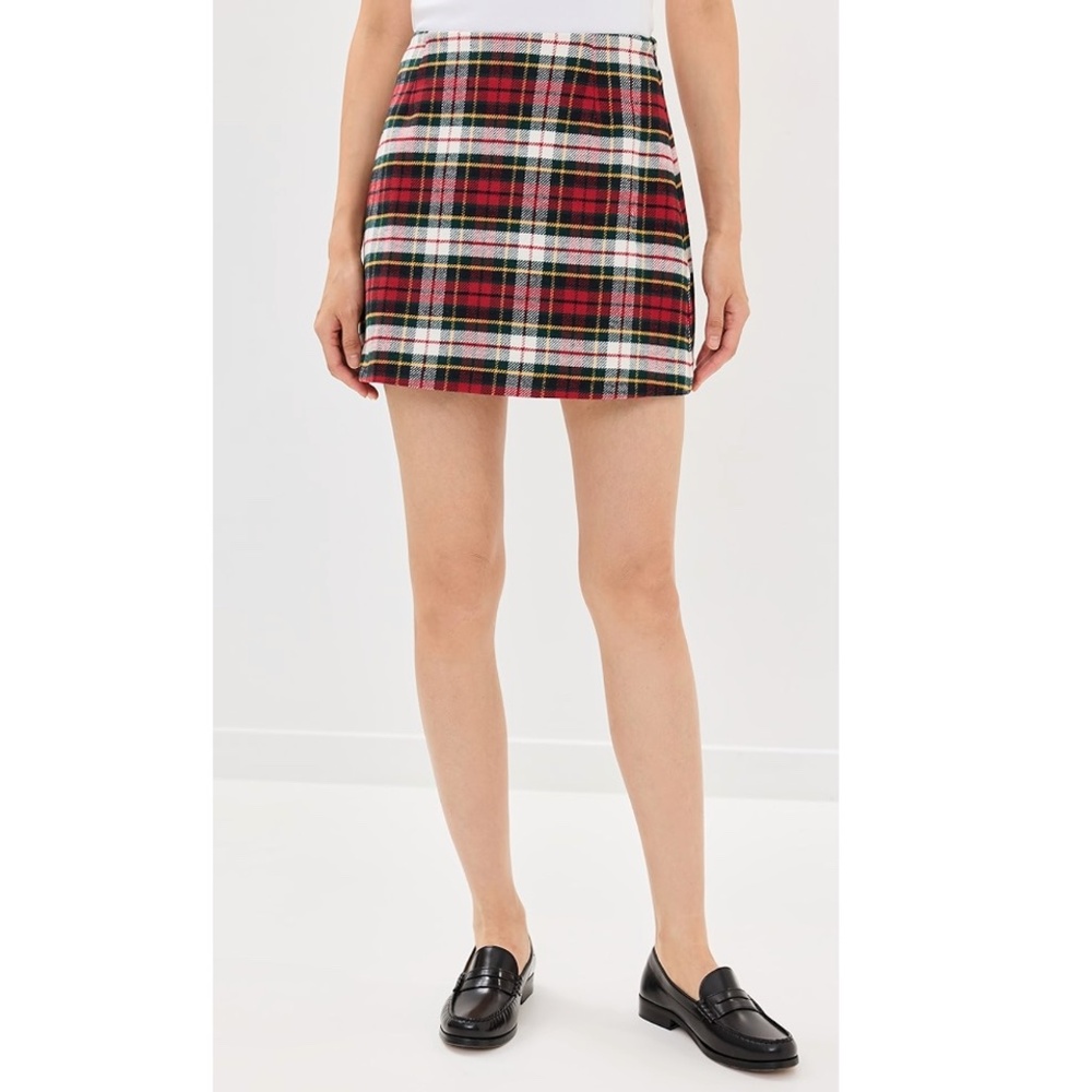 Hill House "Hallie" Plaid Miniskirt, M